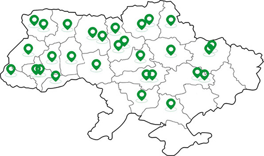 Мы являемся единственными сертифицированными дистрибьюторами на территории Украины.