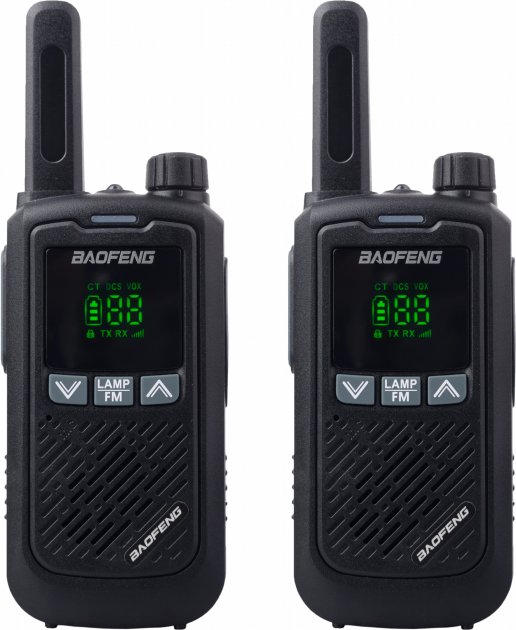 Комплект рацій Baofeng BF-T17 BLACK TWIN PACK 2 шт
